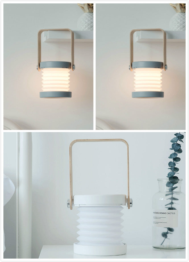Foldable Touch LED Night Light – USB Rechargeable Reading Lamp