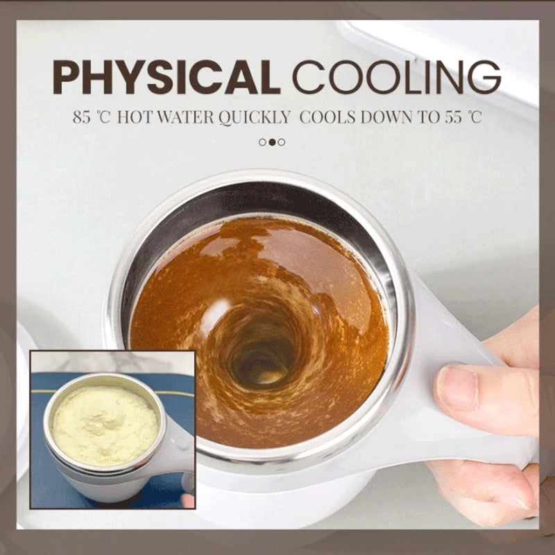 Rechargeable Automatic Stirring Cup – Magnetic Electric Mixer Mug