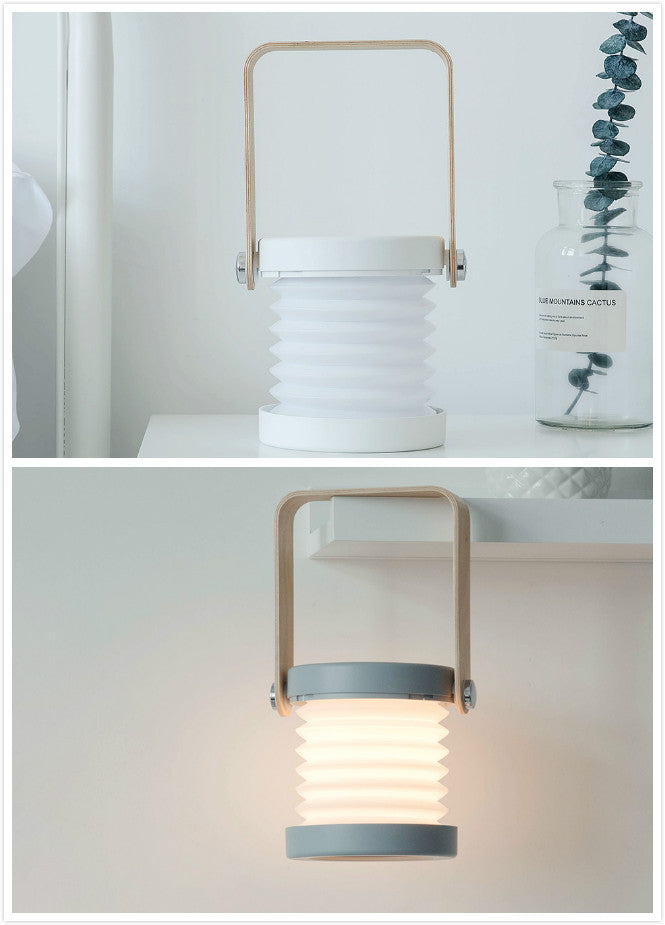 Foldable Touch LED Night Light – USB Rechargeable Reading Lamp