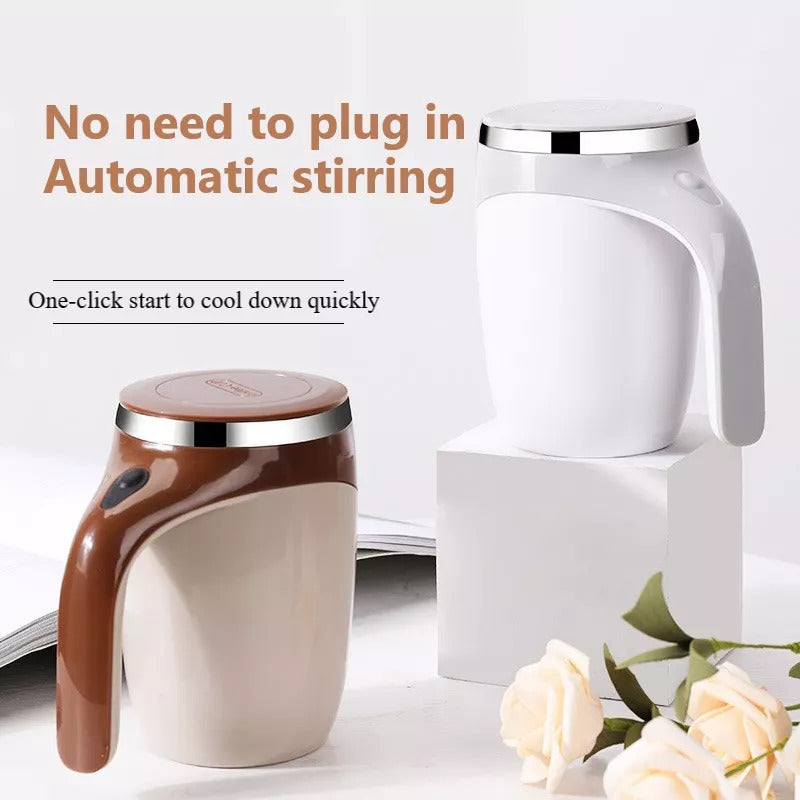 Rechargeable Automatic Stirring Cup – Magnetic Electric Mixer Mug