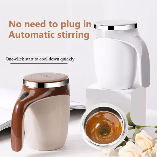 Rechargeable Automatic Stirring Cup – Magnetic Electric Mixer Mug