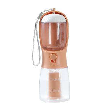 Dog Water Cup Drinking Food Garbage Bag Three-in-one Portable Small Multi-functional