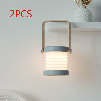 Foldable Touch LED Night Light – USB Rechargeable Reading Lamp