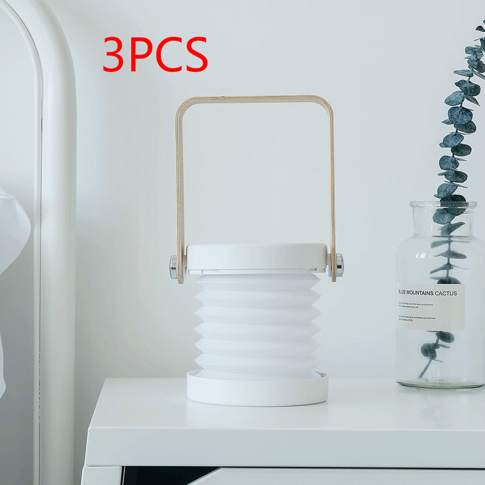 Foldable Touch LED Night Light – USB Rechargeable Reading Lamp