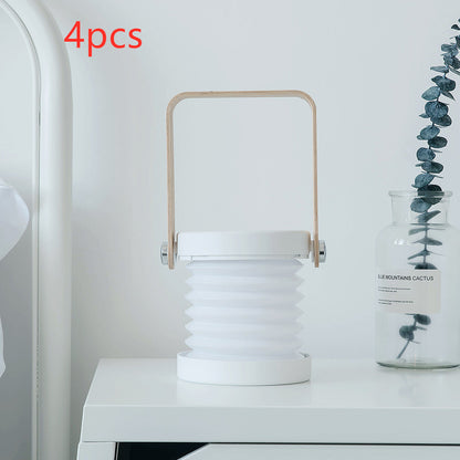 Foldable Touch LED Night Light – USB Rechargeable Reading Lamp