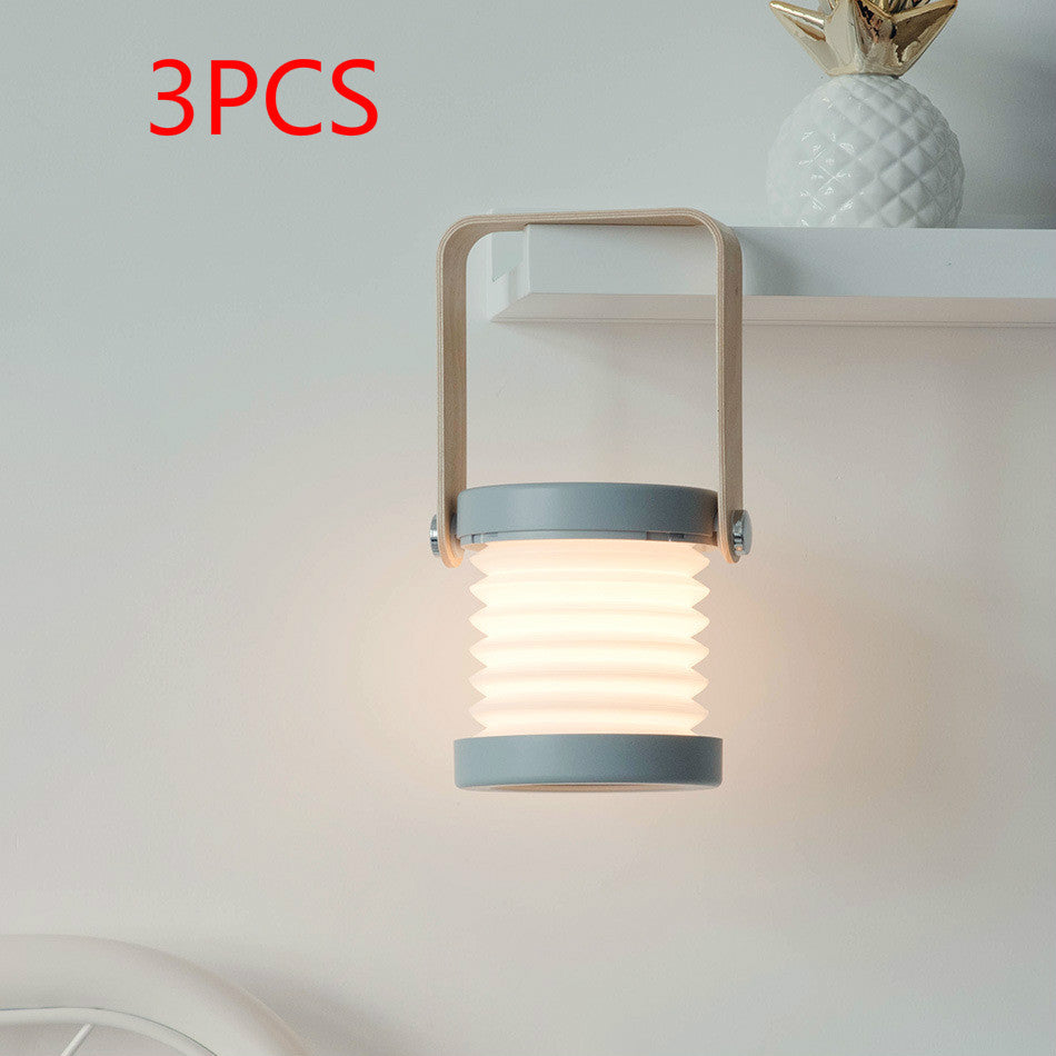 Foldable Touch LED Night Light – USB Rechargeable Reading Lamp