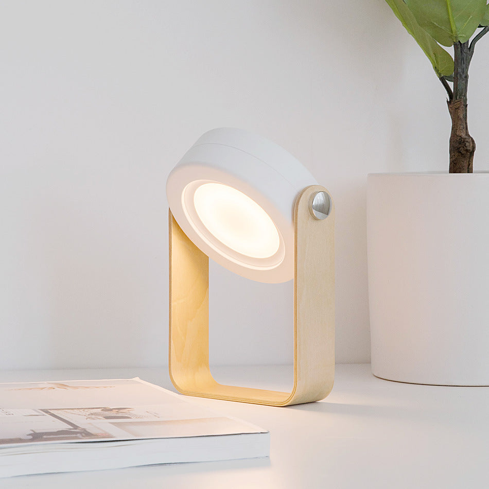 Foldable Touch LED Night Light – USB Rechargeable Reading Lamp