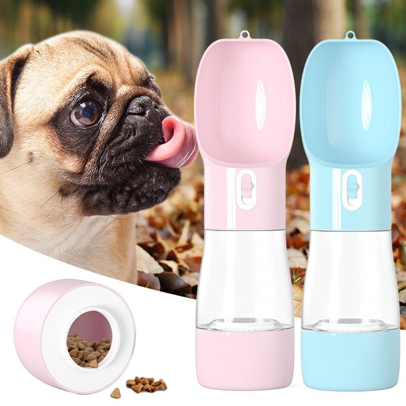Traveling Out Portable Dog Water Dispenser blue skies