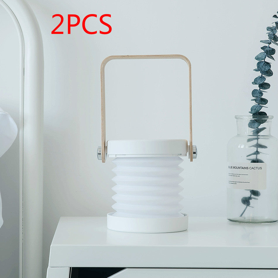 Foldable Touch LED Night Light – USB Rechargeable Reading Lamp
