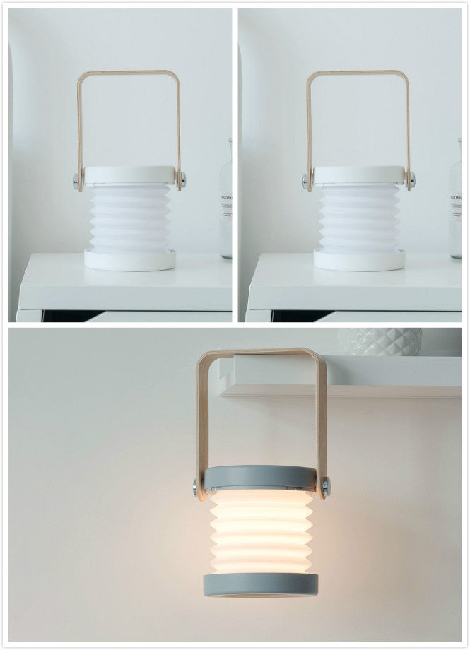 Foldable Touch LED Night Light – USB Rechargeable Reading Lamp
