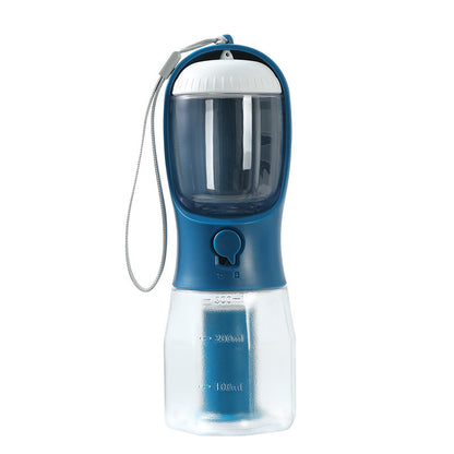 Dog Water Cup Drinking Food Garbage Bag Three-in-one Portable Small Multi-functional