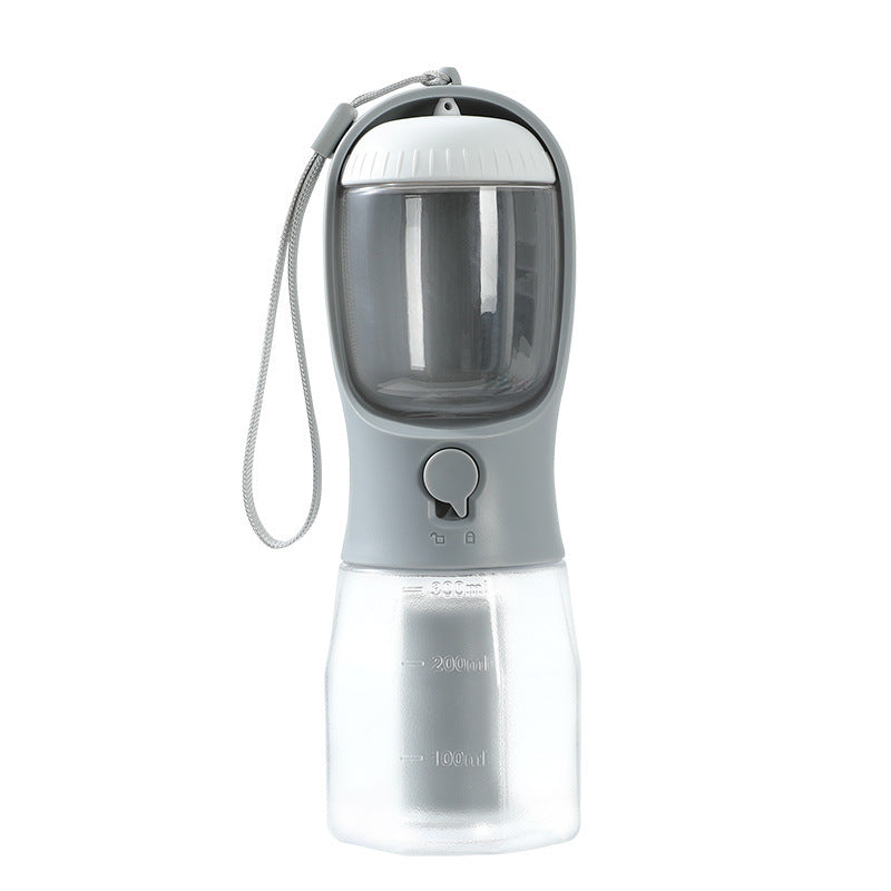 Dog Water Cup Drinking Food Garbage Bag Three-in-one Portable Small Multi-functional