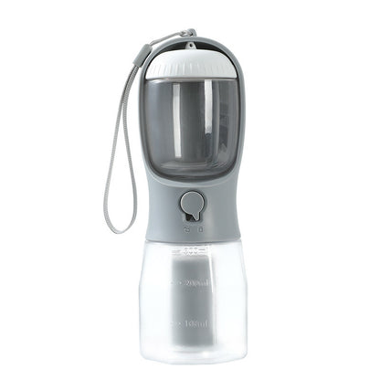 Dog Water Cup Drinking Food Garbage Bag Three-in-one Portable Small Multi-functional