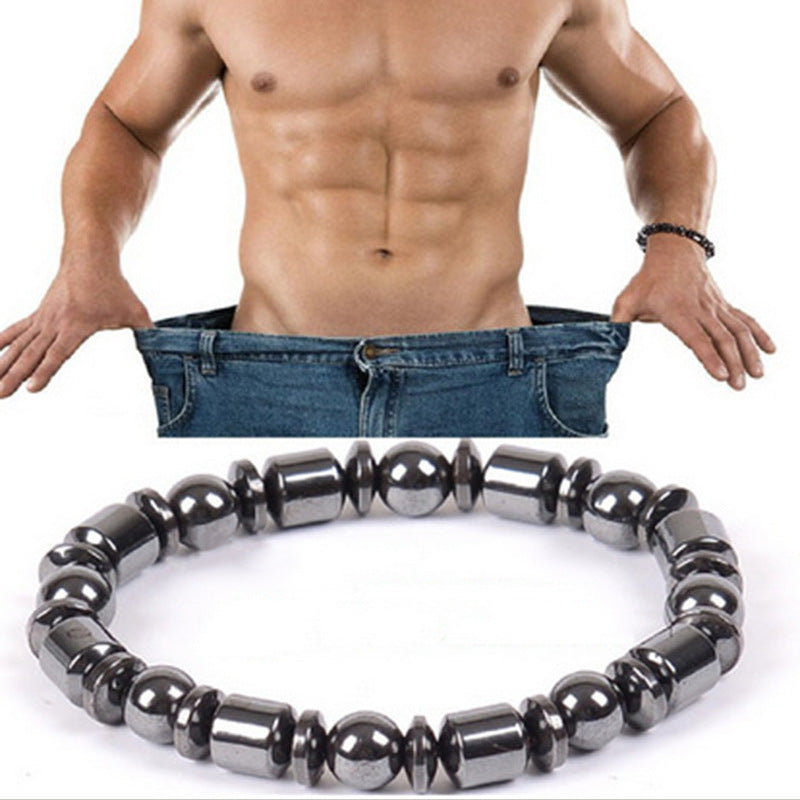 Magnetic Weight Loss Bracelet for Women & Men – Pentagram Stone Therapy Jewelry for Slimming & Pain Relief
