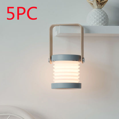 Foldable Touch LED Night Light – USB Rechargeable Reading Lamp