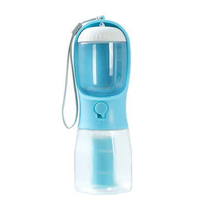 Dog Water Cup Drinking Food Garbage Bag Three-in-one Portable Small Multi-functional