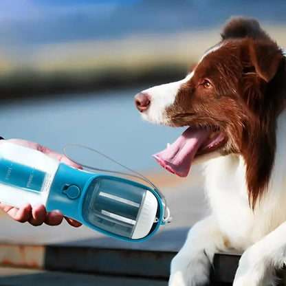 Dog Water Cup Drinking Food Garbage Bag Three-in-one Portable Small Multi-functional