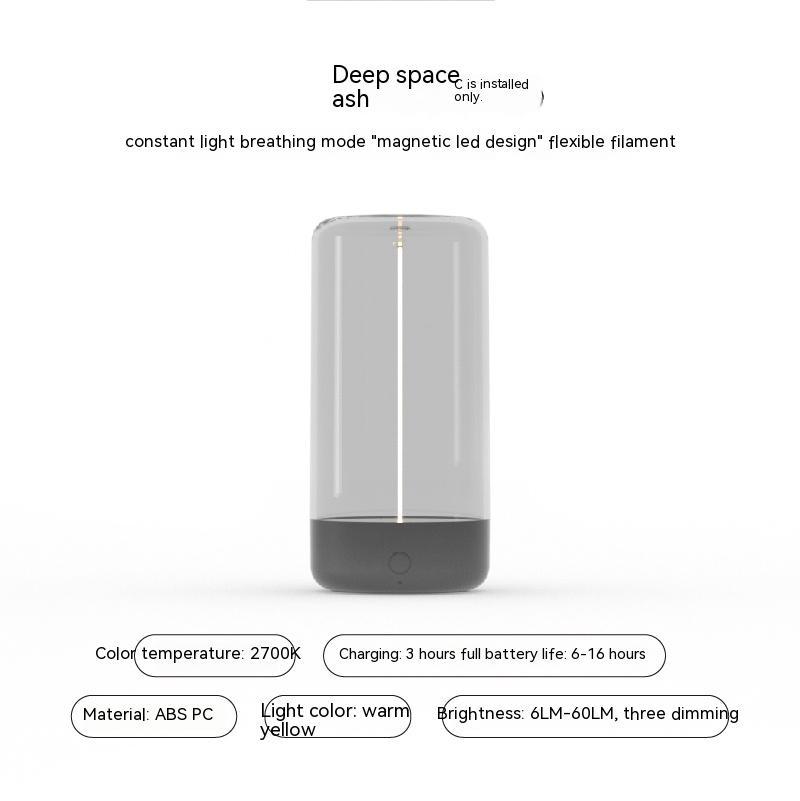 Rechargeable LED Camping Light – Portable, Anti-Drop, Type-C Night Lamp