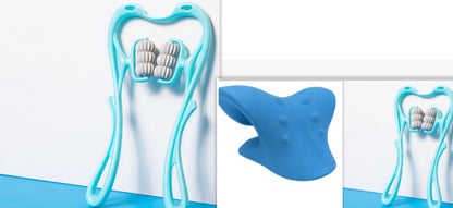 Manual Six-Wheel Neck Massager – Multifunctional Relief Roller