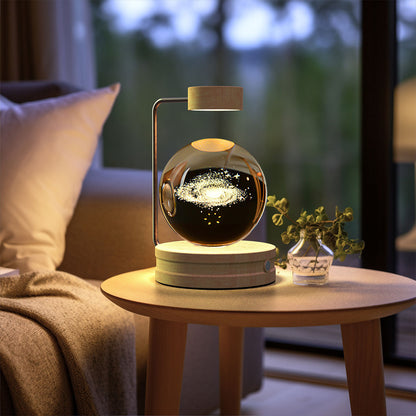 Crystal Ball Dinosaur Night Light – USB Powered Cosmic Bedside Lamp