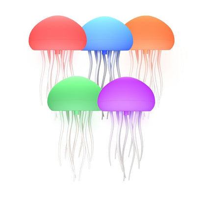 LED Jellyfish Mood Lamp – Smart Night Light for Bedside or Desk