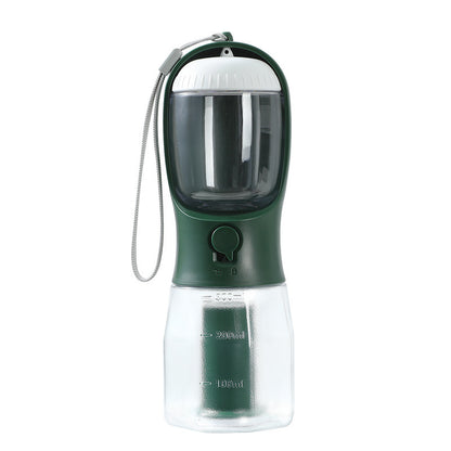 Dog Water Cup Drinking Food Garbage Bag Three-in-one Portable Small Multi-functional