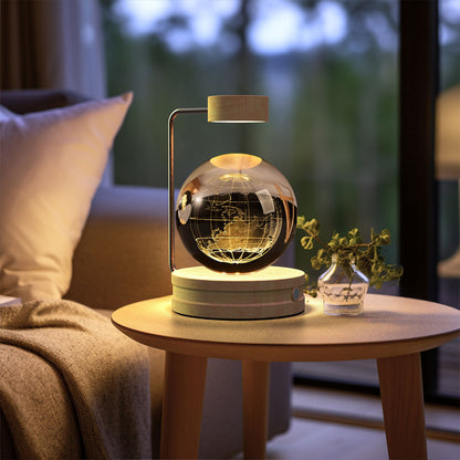 Crystal Ball Dinosaur Night Light – USB Powered Cosmic Bedside Lamp