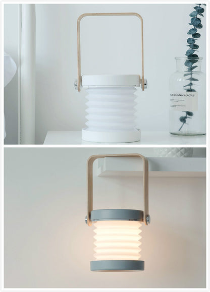 Foldable Touch LED Night Light – USB Rechargeable Reading Lamp