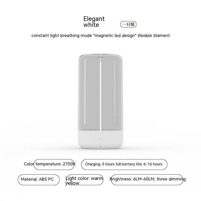 Rechargeable LED Camping Light – Portable, Anti-Drop, Type-C Night Lamp