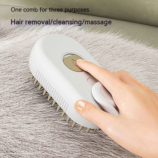 Cat Steam Brush .Steamy Dog Brush .3 In 1 Electric Spray