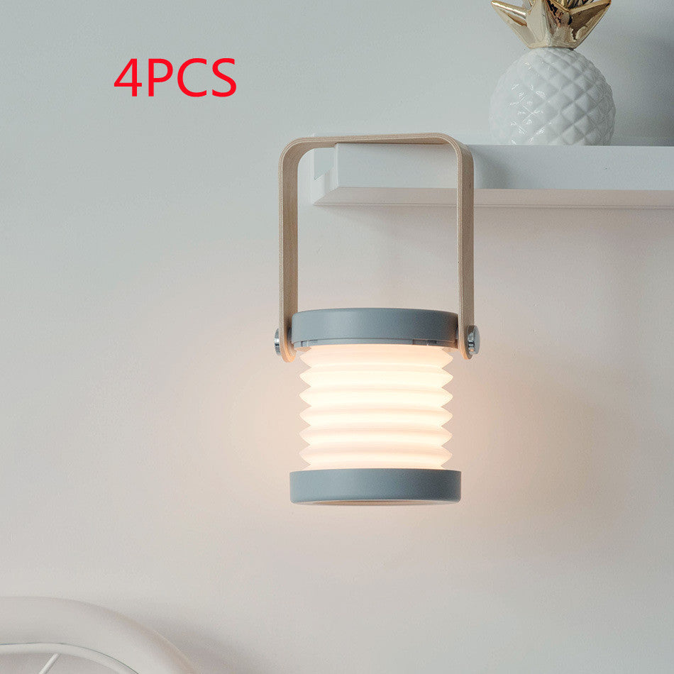 Foldable Touch LED Night Light – USB Rechargeable Reading Lamp